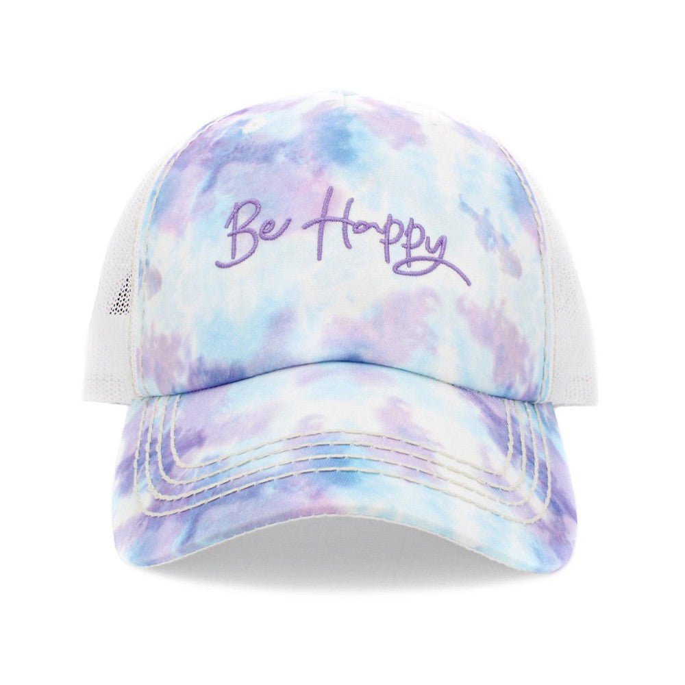 Pastel Tie Dye “Be Happy”